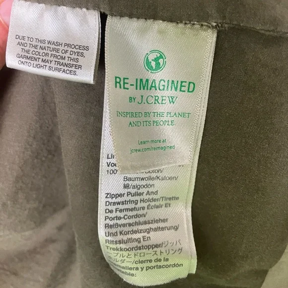 J. Crew Lightweight Utility Field Military Style Jacket Women’s Small - Picture 5 of 6